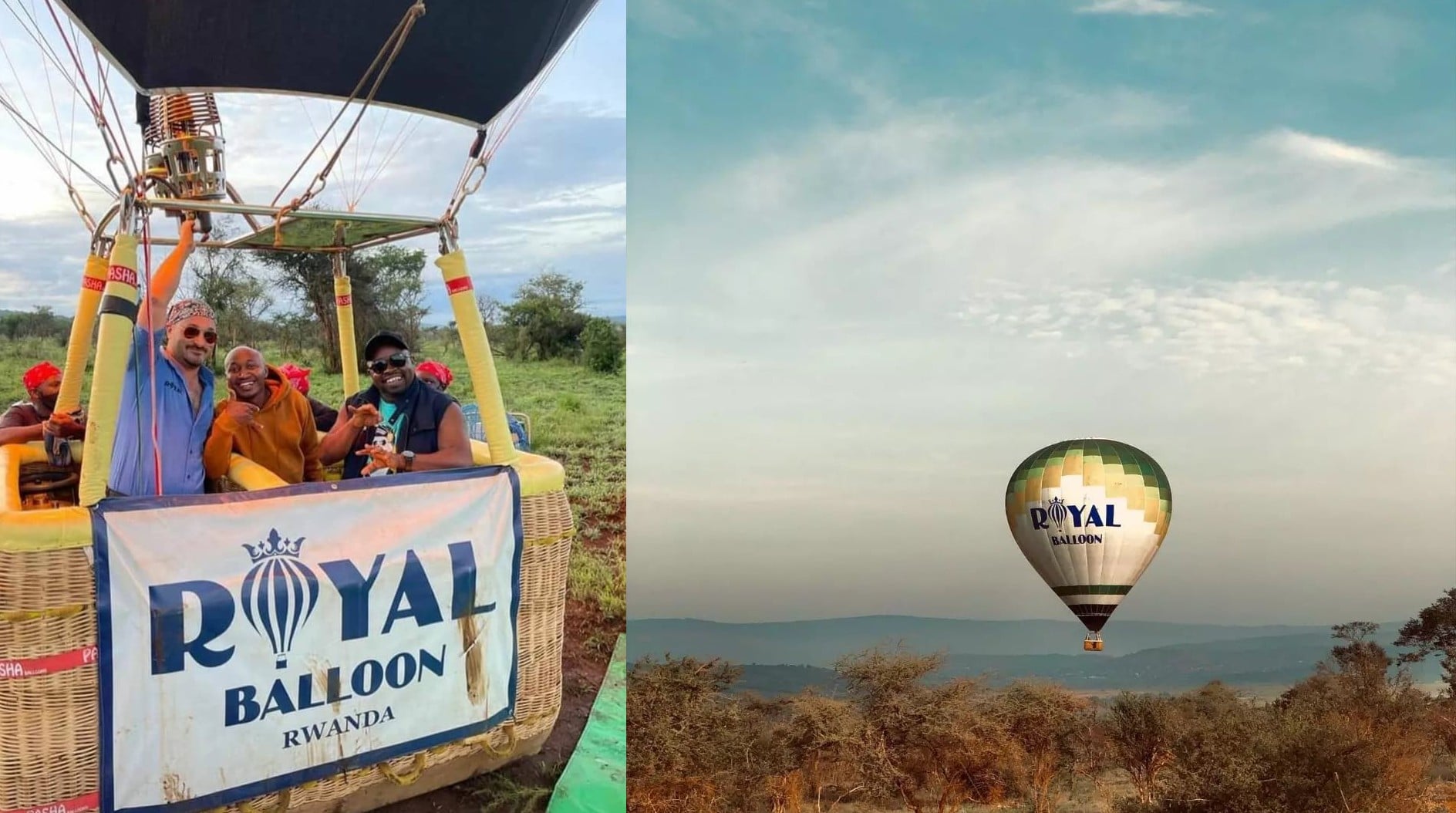 Hot air balloon safaris in Akagera national park